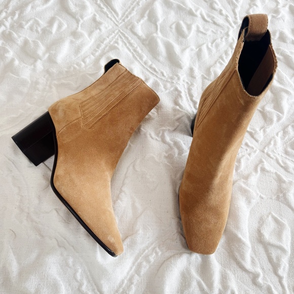 Rag & Bone Astra Suede Chelsea Booties Size - Picture 3 of 10